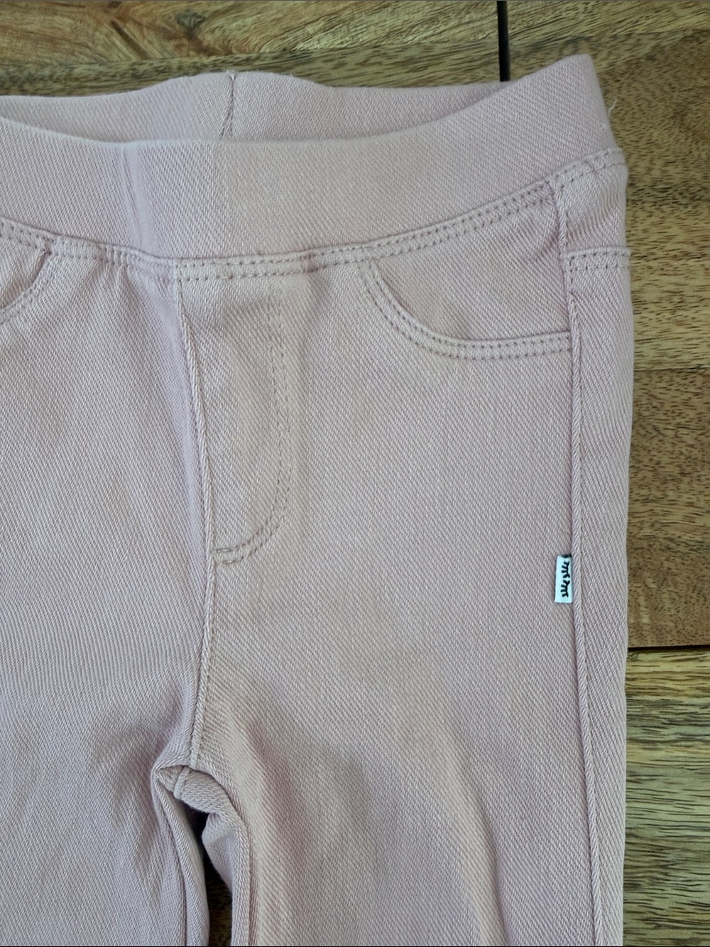 Little Sleepies Blush Pink Stretch Knit Leggings 2T
